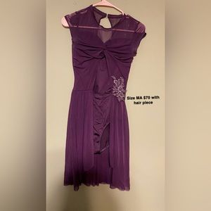 Purple Lyrical Costume Size MA